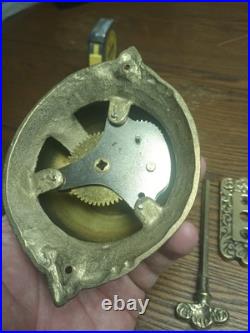 Vintage Victorian Style Brass Manual Mechanical Door Bell Ringer