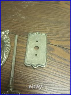 Vintage Victorian Style Brass Manual Mechanical Door Bell Ringer