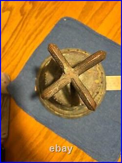 Vintage antique 7-3/4 bronze church bell Spanish Colonial Mission 1811