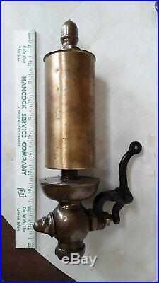 Vintage antique BRASS single chime WHISTLE valve steam air hit miss bell