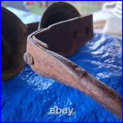 Vintage early 1800s set of conestoga wagon sleigh bells 5 bells Antique Vintage early 1800s set of conestoga wagon sleigh bells 5 bells Antique