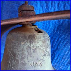 Vintage early 1800s set of conestoga wagon sleigh bells 5 bells Antique