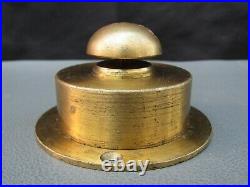 Vintage unusual brass door bell push switch button