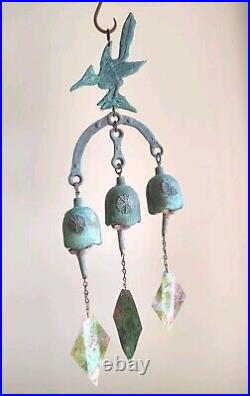 Vtg. 1960's JOE URSUTZ ROADRUNNER MCM BRONZE WIND CHIME PAOLO SOLERI FOUNDRY