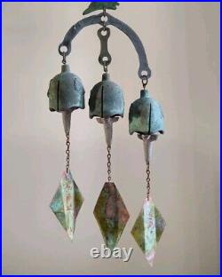 Vtg. 1960's JOE URSUTZ ROADRUNNER MCM BRONZE WIND CHIME PAOLO SOLERI FOUNDRY