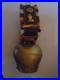 Vtg Appenzell Large Swiss Cow Bell Leather Strap Brass Buckle ornaments