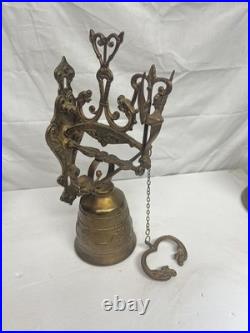 Vtg Brass Monastery Bell, Door Bell