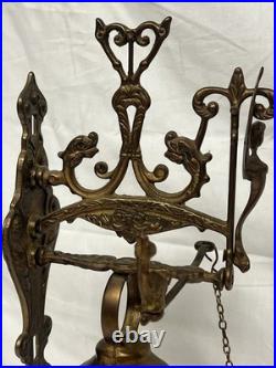 Vtg Brass Monastery Bell, Door Bell