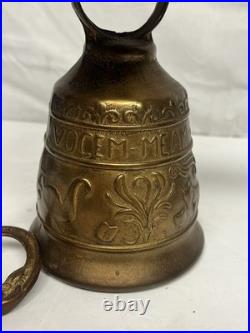 Vtg Brass Monastery Bell, Door Bell