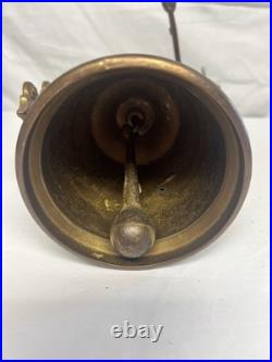 Vtg Brass Monastery Bell, Door Bell