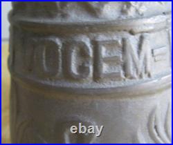 Vtg Cool Angel Brass Ornate Door Knocker &bell Monastery Style