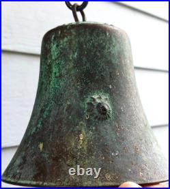 Vtg Jeff Cross Harmony Hollow Bronze Wind Bell Chime Soleri Sculpture With Shells