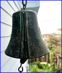 Vtg Jeff Cross Harmony Hollow Bronze Wind Bell Chime Soleri Sculpture With Shells