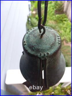 Vtg Jeff Cross Harmony Hollow Bronze Wind Bell Chime Soleri Sculpture With Shells