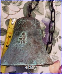 Vtg Jeff Cross Harmony Hollow Bronze Wind Bell Chime Soleri Sculpture With Shells