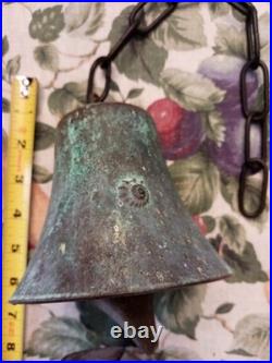 Vtg Jeff Cross Harmony Hollow Bronze Wind Bell Chime Soleri Sculpture With Shells