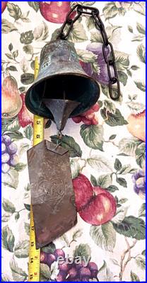 Vtg Jeff Cross Harmony Hollow Bronze Wind Bell Chime Soleri Sculpture With Shells