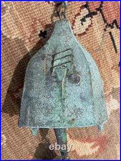 Vtg. Paolo Soleri Cosanti Arcosanti Brutalist Cast Bronze Wind Chime Bell 23.5