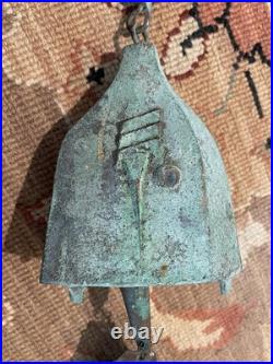 Vtg. Paolo Soleri Cosanti Arcosanti Brutalist Cast Bronze Wind Chime Bell 23.5