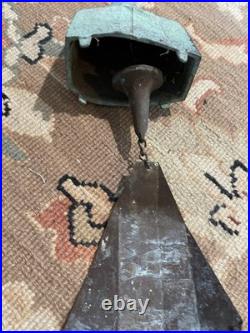 Vtg. Paolo Soleri Cosanti Arcosanti Brutalist Cast Bronze Wind Chime Bell 23.5