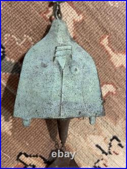 Vtg. Paolo Soleri Cosanti Arcosanti Brutalist Cast Bronze Wind Chime Bell 23.5