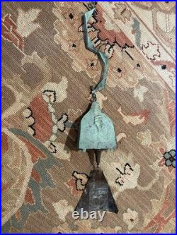 Vtg. Paolo Soleri Cosanti Arcosanti Brutalist Cast Bronze Wind Chime Bell 23.5
