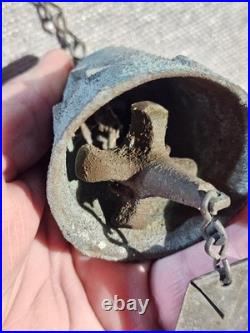 Vtg Paolo Soleri Cosanti Arcosanti Brutalist Cast Bronze Wind Chime Bell- Small