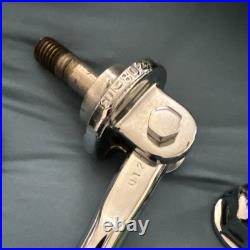 Vtg Seagrave U109 Fire Truck Bell 12 Brass Chrome Complete Bracket Clapper