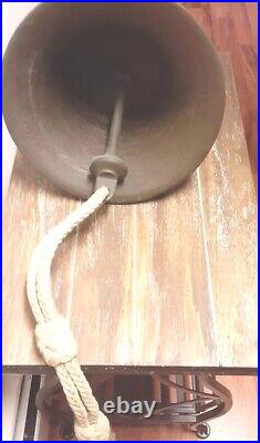 Vtg U. S. Bronze/brass Bell Large 20lb. (please Read)