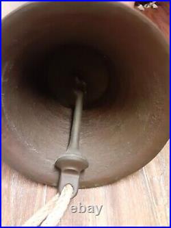 Vtg U. S. Bronze/brass Bell Large 20lb. (please Read)