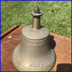 WWII Era US Navy EW VanDuzen Bronze Ship's Bell Weighs 20 Lbs. Buckeye Bell