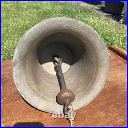 WWII Era US Navy EW VanDuzen Bronze Ship's Bell Weighs 20 Lbs. Buckeye Bell