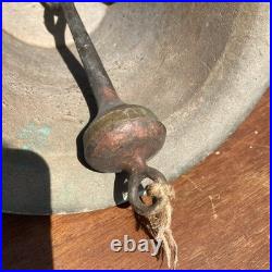 WWII Era US Navy EW VanDuzen Bronze Ship's Bell Weighs 20 Lbs. Buckeye Bell