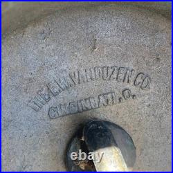WWII Era US Navy EW VanDuzen Bronze Ship's Bell Weighs 20 Lbs. Buckeye Bell