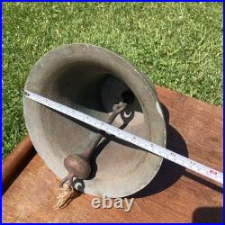 WWII Era US Navy EW VanDuzen Bronze Ship's Bell Weighs 20 Lbs. Buckeye Bell