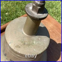 WWII Era US Navy EW VanDuzen Bronze Ship's Bell Weighs 20 Lbs. Buckeye Bell