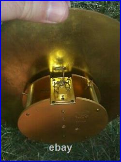 Waltham Large 8.5 Inch Dial Marine Ship's Clock like Chelsea No Bell Time Only