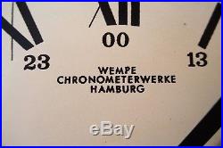 Wempe Chronometerwerke Ship's Bell Clock Runs Strong Hamburg