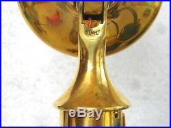Western Electric Solid Brass Dial Candlestick Cow Bell Ringer Antique Telephone