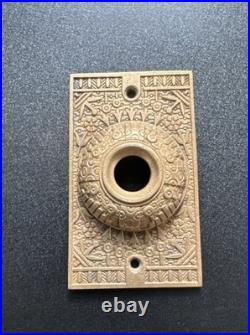 Windsor Patterson Electric Door Bell Brass 4 X 2-3/8