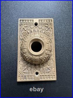 Windsor Patterson Electric Door Bell Brass 4 X 2-3/8