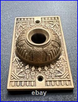 Windsor Patterson Electric Door Bell Brass 4 X 2-3/8