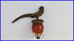 Wonderful Vienna Bronze & Bakelite Servant's BELL Pheasant. Rare