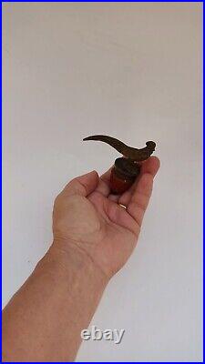 Wonderful Vienna Bronze & Bakelite Servant's BELL Pheasant. Rare