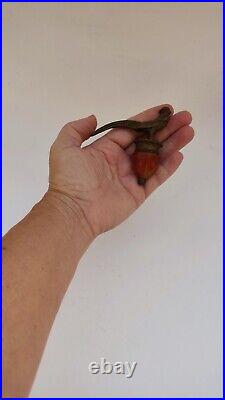 Wonderful Vienna Bronze & Bakelite Servant's BELL Pheasant. Rare