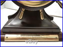 Working Vintage 1963 Maritime Brass Chelsea Mariner Ships Bell Mantel Clock
